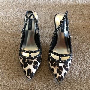 Calf Hair Leather Upper Heels